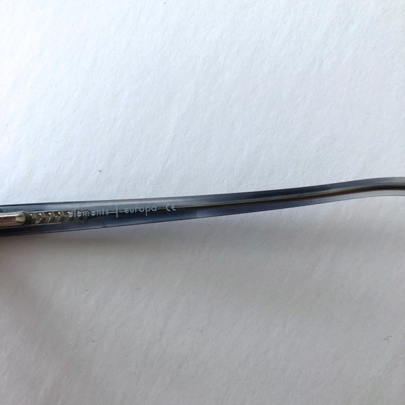 Elements by Europa eyeglasses glasses blue frame denim 196 - Picture 4 of 6